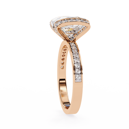 2.92 Carat Round Solitaire Grand Wedding Ring