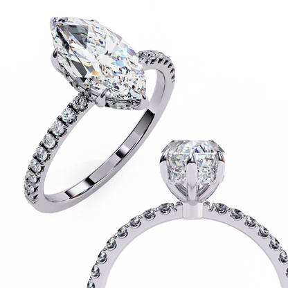 Dazzle Marquise 1.41 Carat Solitaire Ring