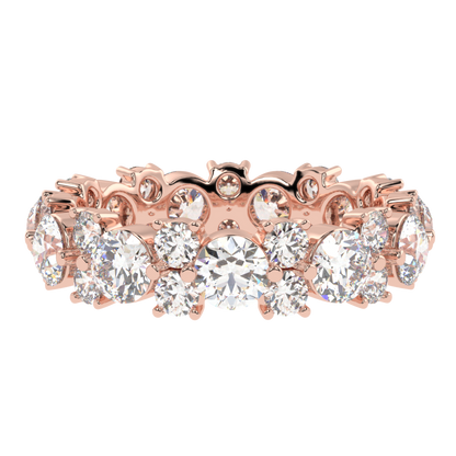 Diamonds Galaxy Ring Band