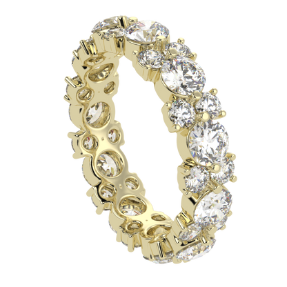 Diamonds Galaxy Ring Band