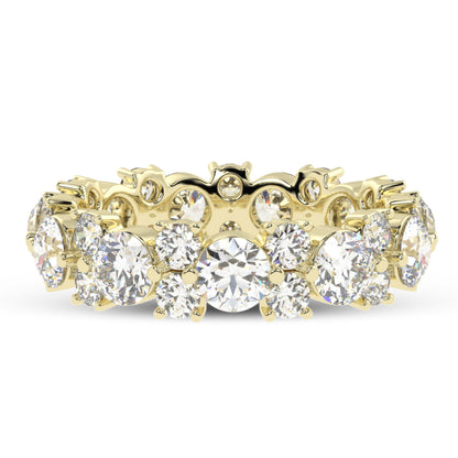 Diamonds Galaxy Ring Band
