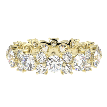Diamonds Galaxy Ring Band
