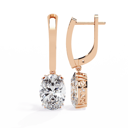 Oscar Oval Dangler Earrings