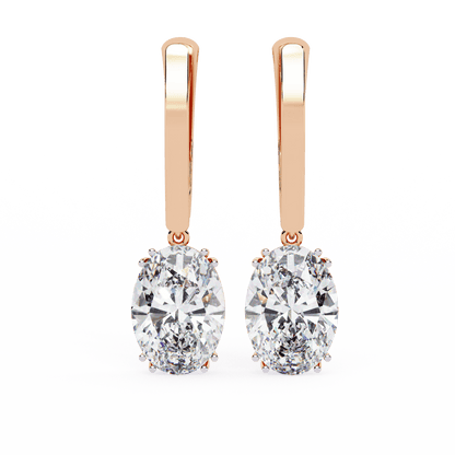 Oscar Oval Dangler Earrings