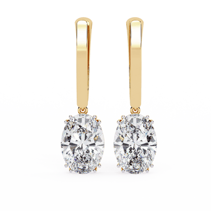 Oscar Oval Dangler Earrings
