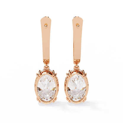 Oscar Oval Dangler Earrings