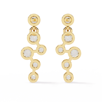 Ice Droplets Diamond Earrings