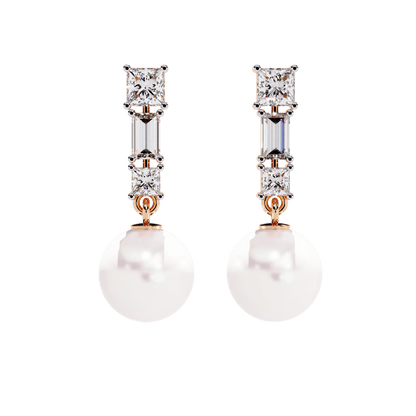 Princess of Pearls Drop Earrings