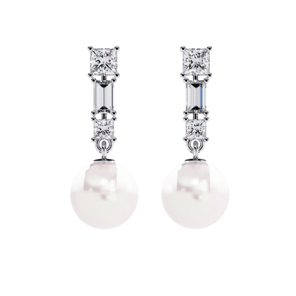 Princess of Pearls Drop Earrings