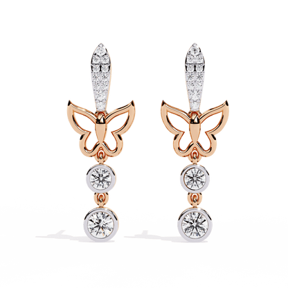Designer Butterfly Dangler Earrings