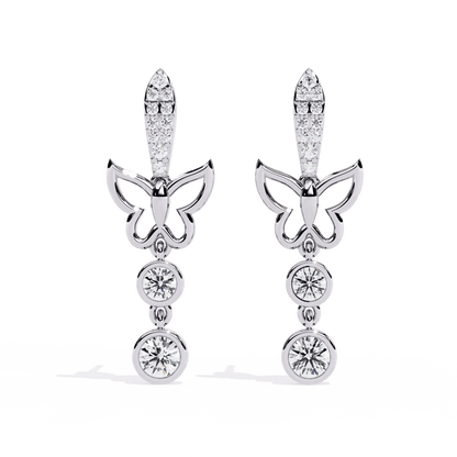 Designer Butterfly Dangler Earrings