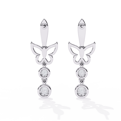 Designer Butterfly Dangler Earrings