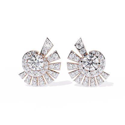 Oyester Round Earrings