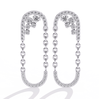 Circuit Designer Diamond Earrings