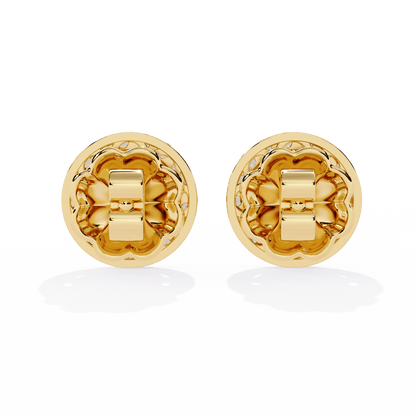 Marquise Round Mix Diamond Earrings