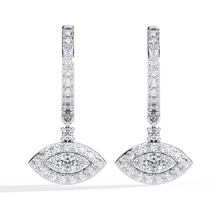 Trending Eye Shaped Dangler Earrings