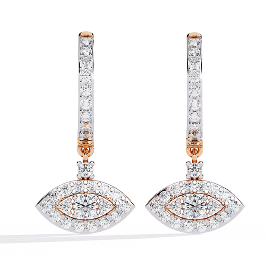 Trending Eye Shaped Dangler Earrings