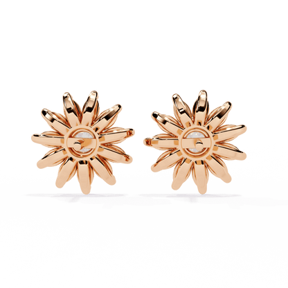 Sun Rays Marquise Earrings
