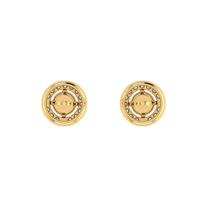 Light Weight Daily Wear Diamond Halo Pendant Set