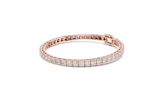 30 Pointer Glorious Round Diamonds Tennis Bracelet