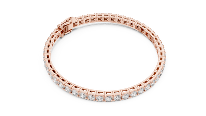 11 Pointer Classic Round Diamond Tennis Bracelet
