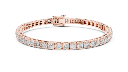 11 Pointer Classic Round Diamond Tennis Bracelet