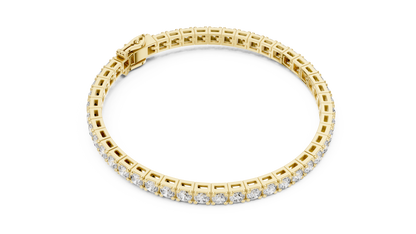 11 Pointer Classic Round Diamond Tennis Bracelet