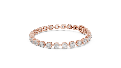 Heirloom Legacy 50 Pointers Round Cut Solitaire Bangle
