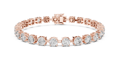 Heirloom Legacy 50 Pointers Round Cut Solitaire Bangle