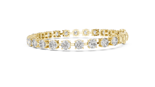 Heirloom Legacy 50 Pointers Round Cut Solitaire Bangle