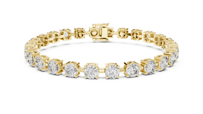 Heirloom Legacy 50 Pointers Round Cut Solitaire Bangle