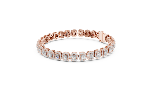 Stunning 15 Pointer Radiant Cut Tennis Bracelet