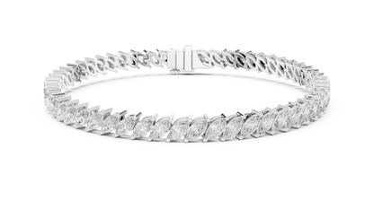 15 Pointer Fancy Diamonds Remix Tennis Bracelet