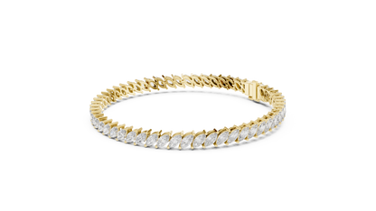 15 Pointer Fancy Diamonds Remix Tennis Bracelet