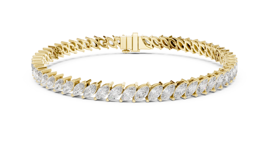 15 Pointer Fancy Diamonds Remix Tennis Bracelet