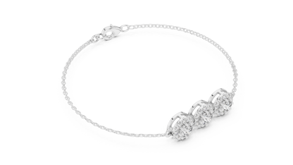 3 Stories Daily Wear Solitaire Bracelet