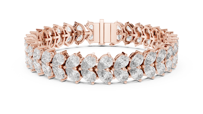 High Glam Shimmer Party Wear Diamond Bracelet