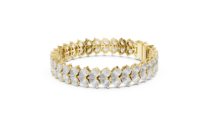 High Glam Shimmer Party Wear Diamond Bracelet