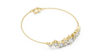 Diamond Crush Chain Bracelet