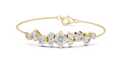 Diamond Crush Chain Bracelet