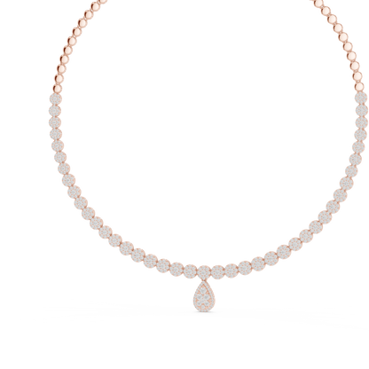 Bride's Glow Exquisite Diamond Necklace