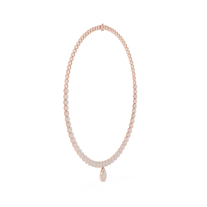 Bride's Glow Exquisite Diamond Necklace