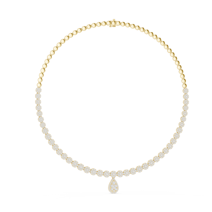 Bride's Glow Exquisite Diamond Necklace