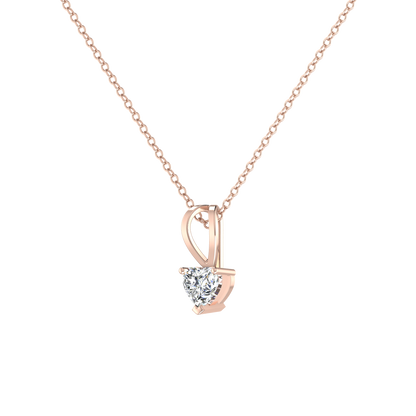Heart 0.5 Carat Solitaire Pendant