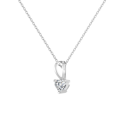 Heart 0.5 Carat Solitaire Pendant