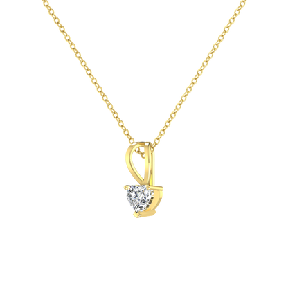 Heart 0.5 Carat Solitaire Pendant