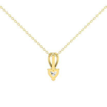 Heart 0.5 Carat Solitaire Pendant