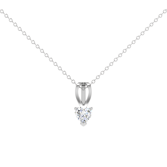 Heart 0.5 Carat Solitaire Pendant
