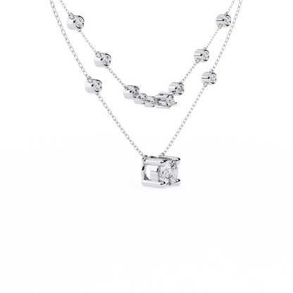Fashionista Layered Diamond Necklace