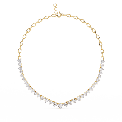 Classic Tennis Diamond Necklace